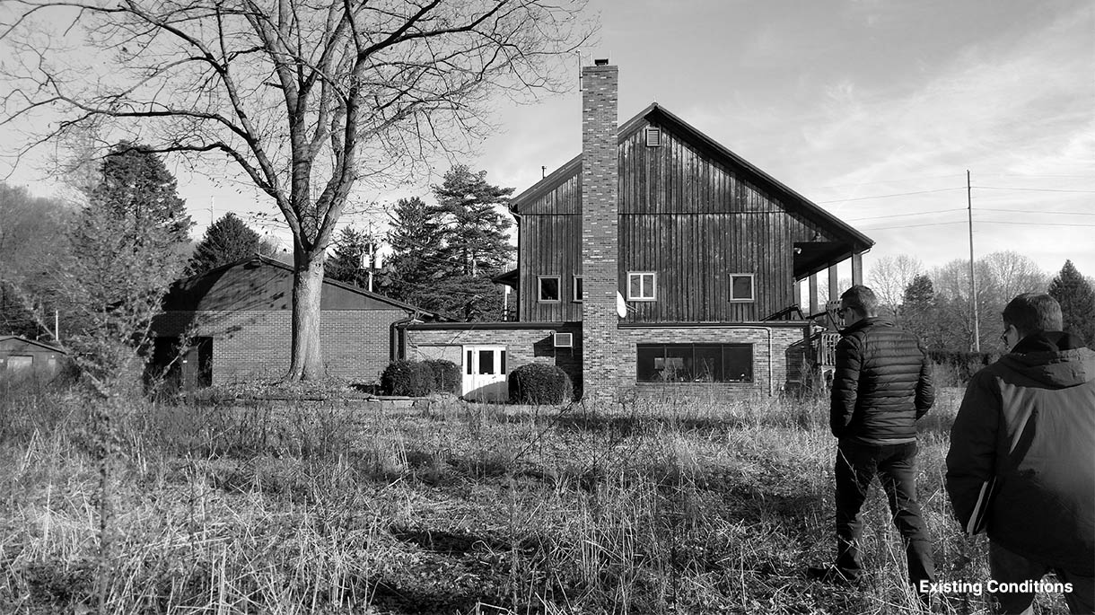 Existing Conditions. Himelright Lodge, Akron, Ohio.