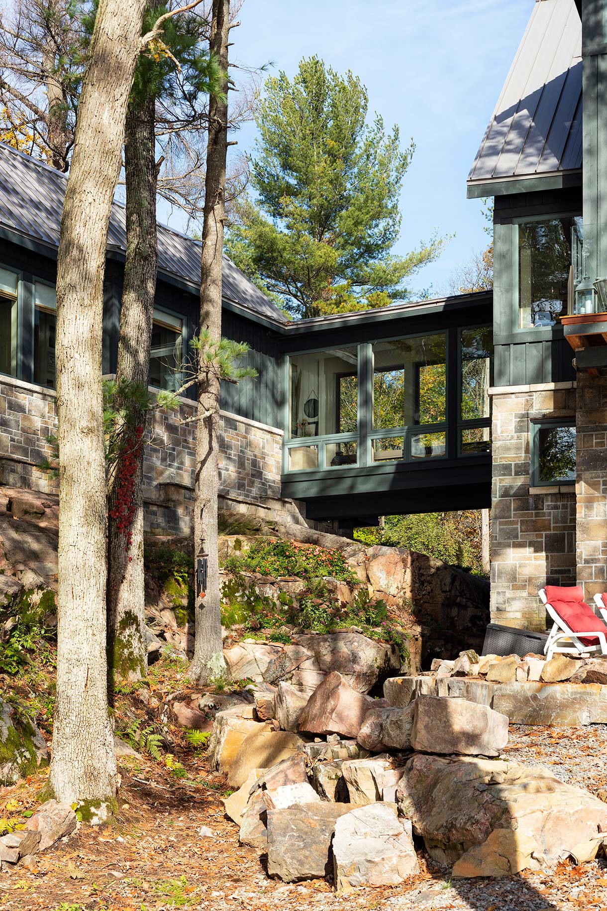 Bridge. Rock Haven House, Thousand Islands, Ontario, Canada.