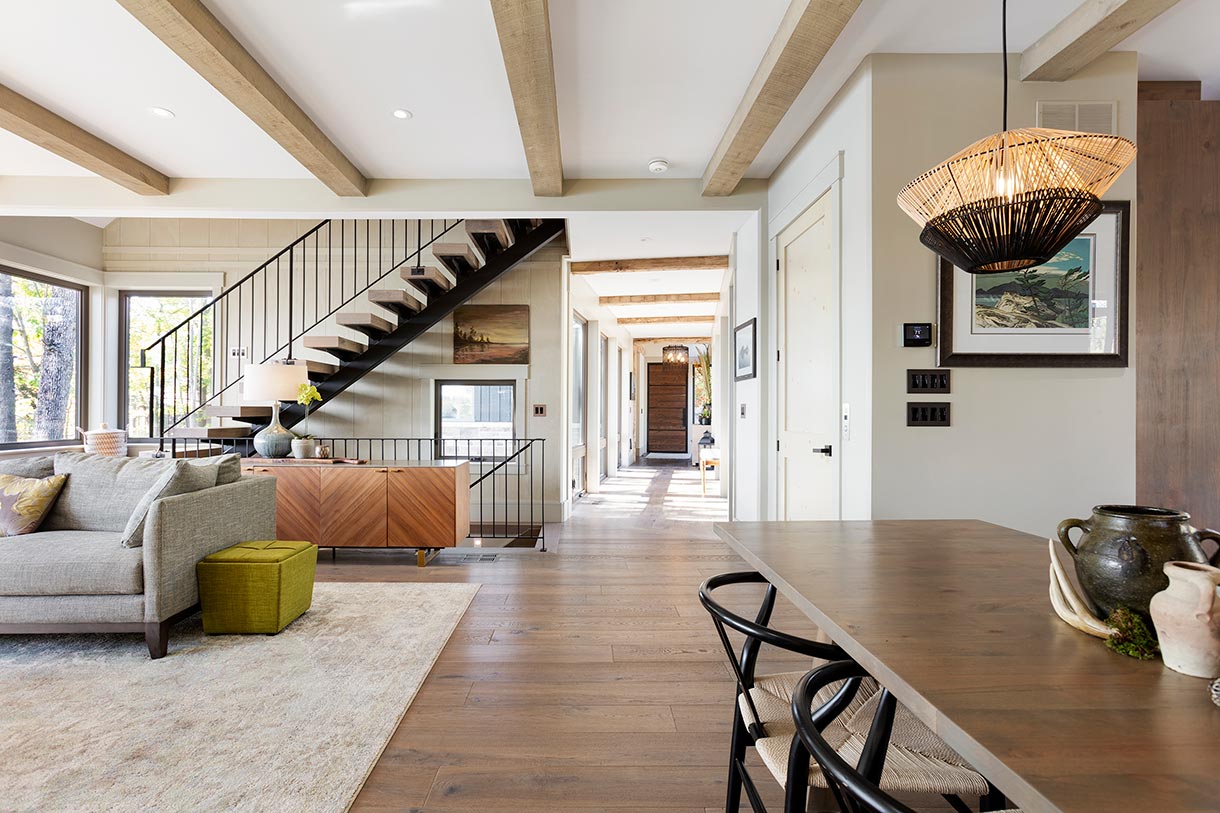 Interior. Rock Haven House, Thousand Islands, Ontario, Canada.