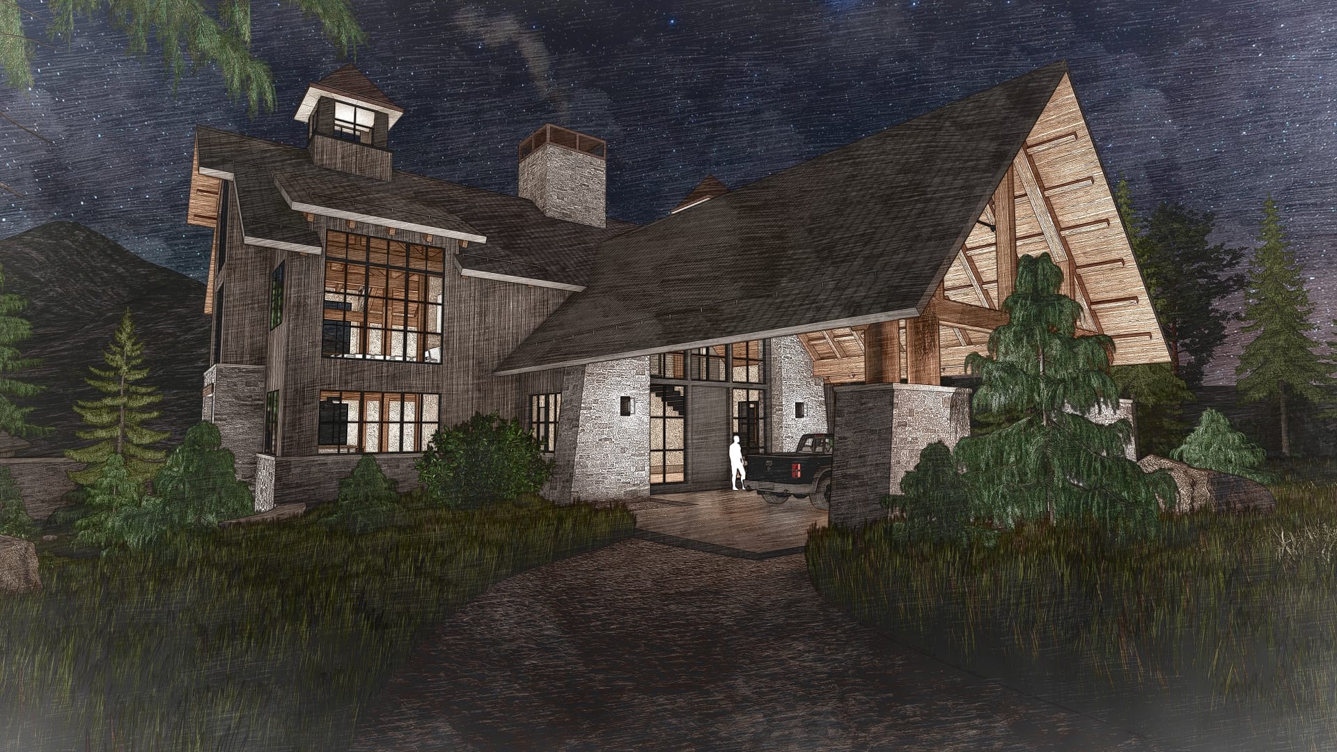 YC RANCH 6_Perpsective 05 Night