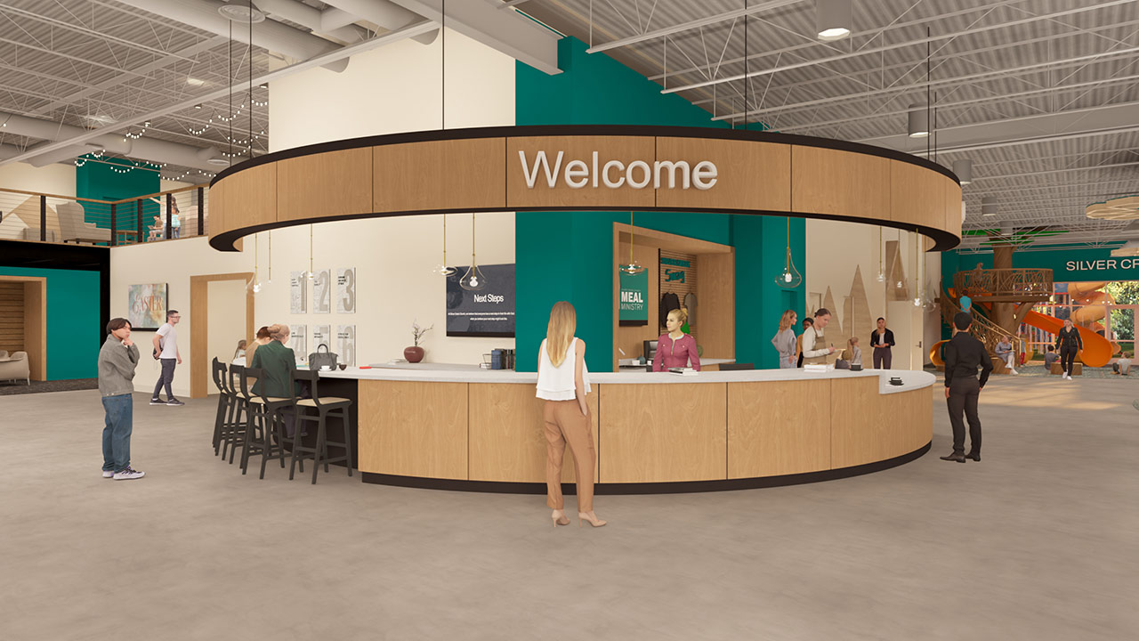 Reception desk